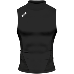Core Turtleneck Compression Sleeveless Black