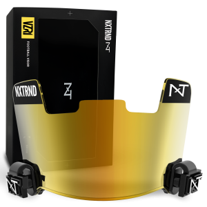 VZR1® Football Visor Clear Gold