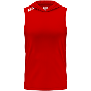 Team Lightweight Sleeveless Hoodie Red